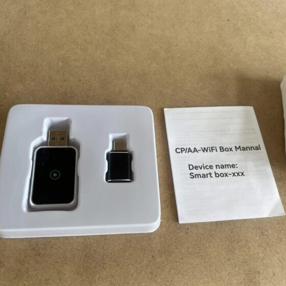 Adapter CarPlay Android Auto Wireless 2w1 Plug & Play