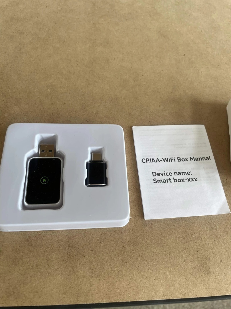 Adapter CarPlay Android Auto Wireless 2w1 Plug & Play