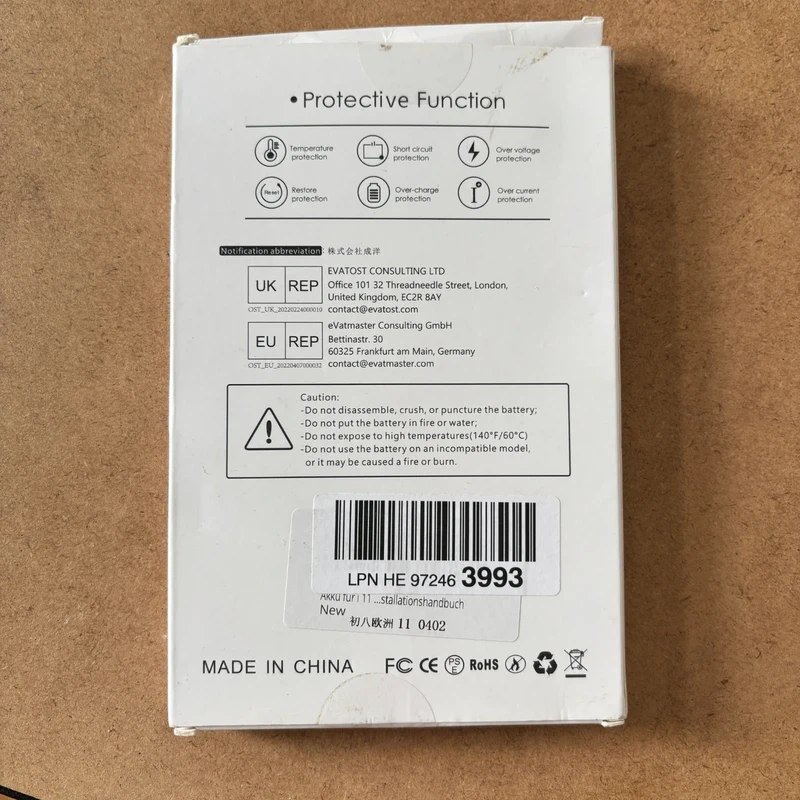 Akumulator 5800 mAh do iPhone 11 z narzędziami Eps-IP11 - obrazek 8
