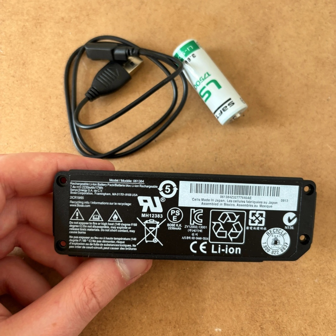Bateria 061384 7,4 V 2230 mAh do Bose SoundLink Mini
