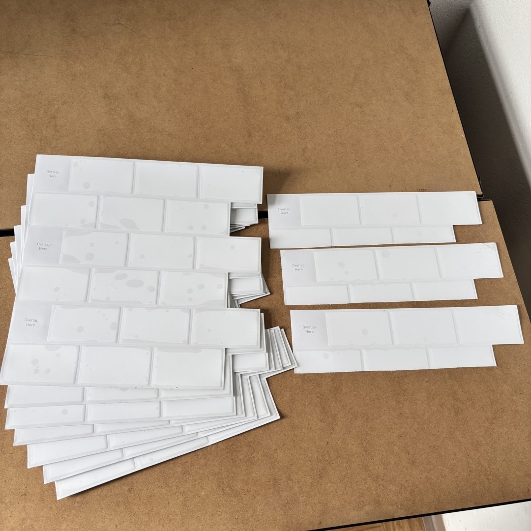 Białe panele ścienne 3D Art3d 30 × 30 cm