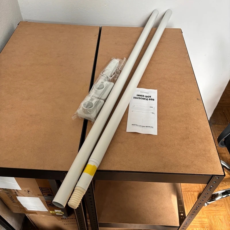 Biały drążek rozporowy Jicigue 110-300 cm