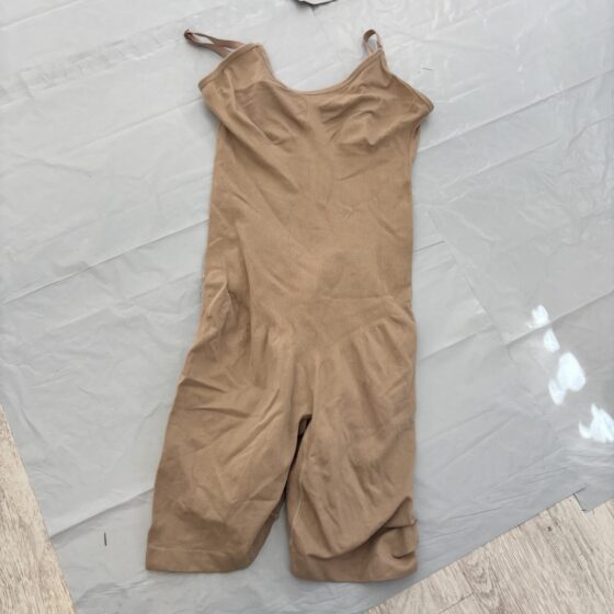 Body korygujące nude z nogawkami (bezszwowe, ramiączka) - modelujące