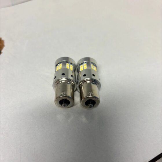Bsxywa Żarówki LED 1156 BA15S P21W 12V 24V 6000K 2 szt.