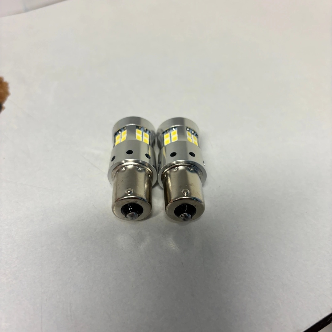 Bsxywa Żarówki LED 1156 BA15S P21W 12V 24V 6000K 2 szt.