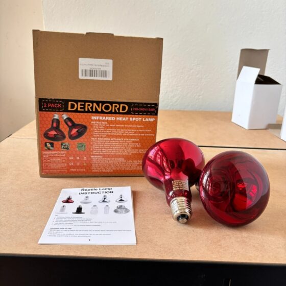 Dernord żarówki grzewcze podczerwone E27 150 W - 2 szt.