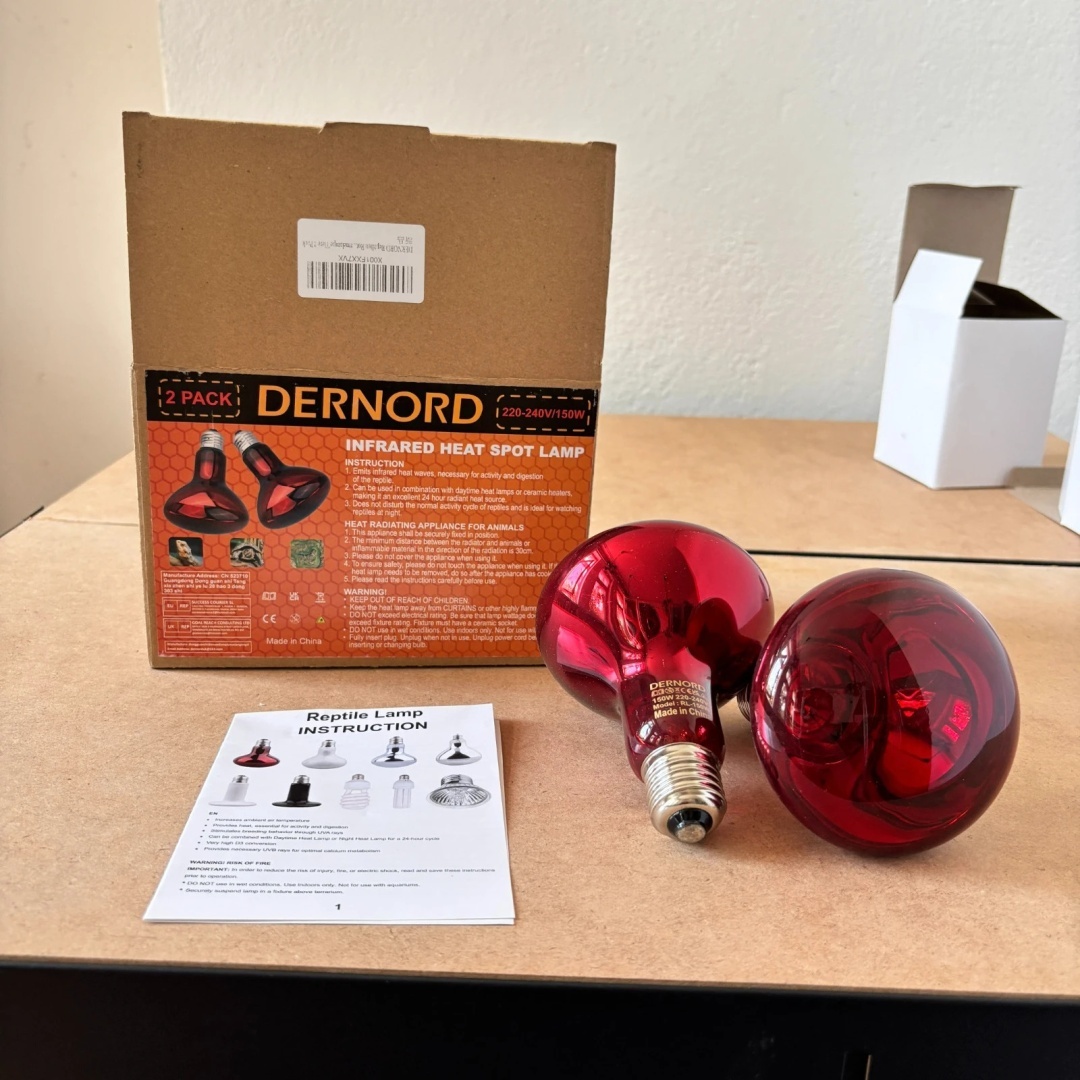 Dernord żarówki grzewcze podczerwone E27 150 W - 2 szt.