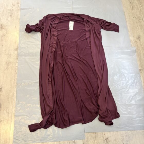 Długi kardigan/duster MAXMODA bordowy - NOWY z metką