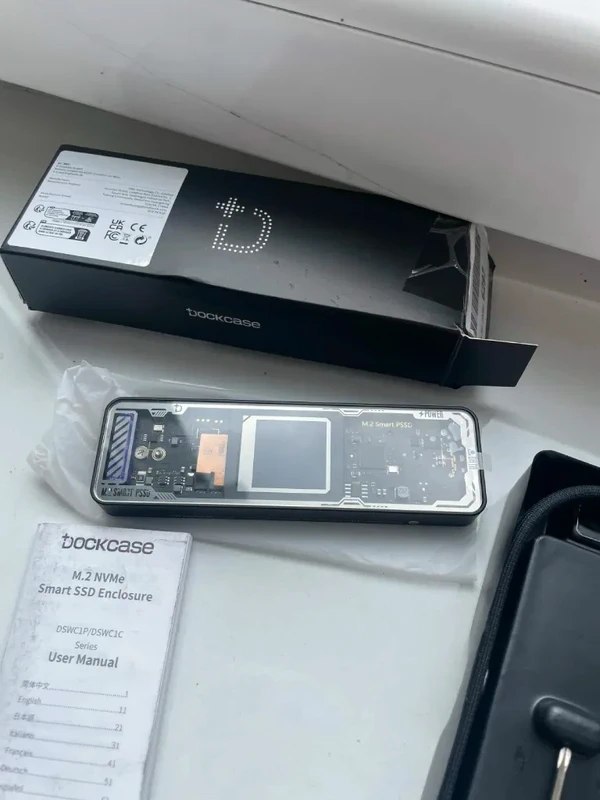 Dockcase Explorer Edition Obudowa M.2 NVMe Ssd Usb-C 10 Gb/s