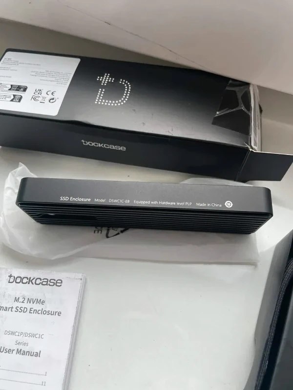 Dockcase Explorer Edition Obudowa M.2 NVMe Ssd Usb-C 10 Gb/s - obrazek 2