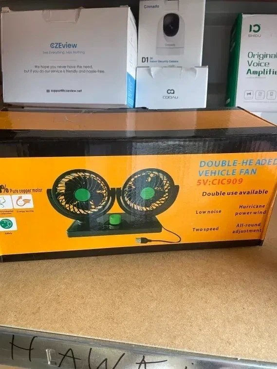 Double-headed Vehicle Fan 5v (Cic909) Wentylator Samochodowy