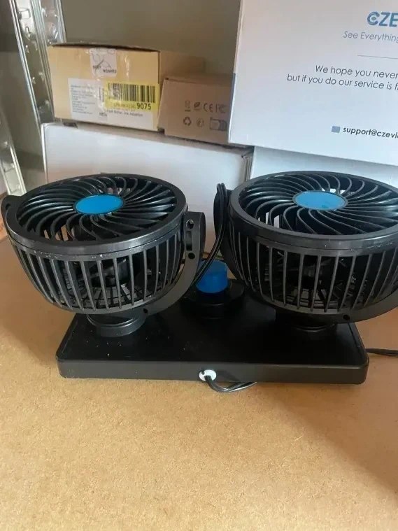 Double-headed Vehicle Fan 5v (Cic909) Wentylator Samochodowy - obrazek 2