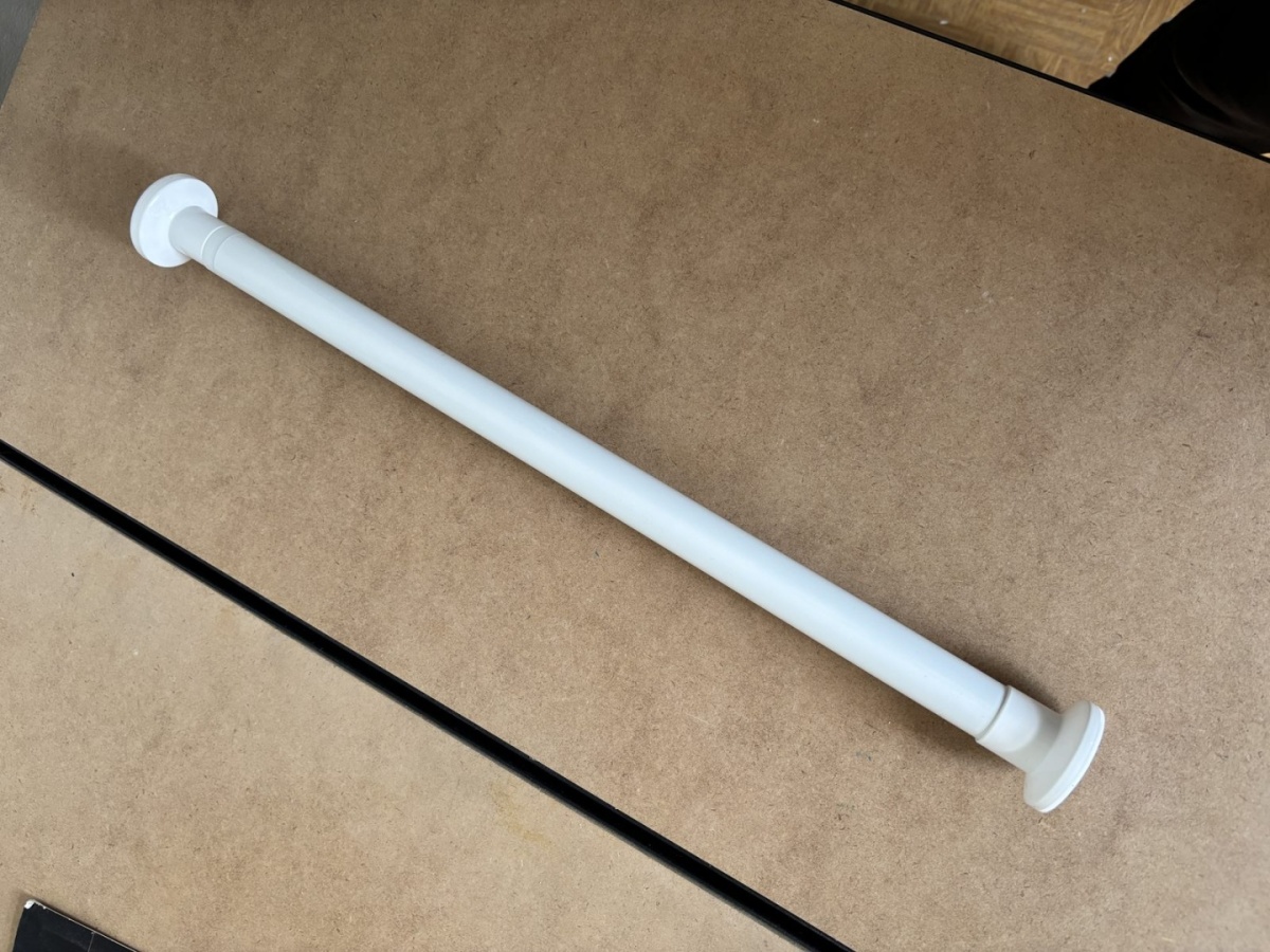 Drążek rozporowy Meisenberg 50-80 cm biały