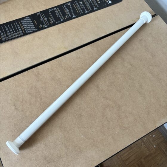 Drążek rozporowy Meisenberg 70-120 cm biały