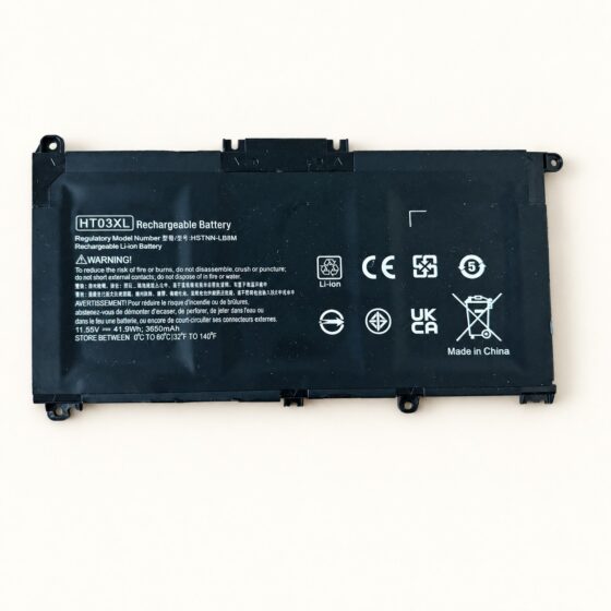 Bateria HT03XL na kremowym tle.