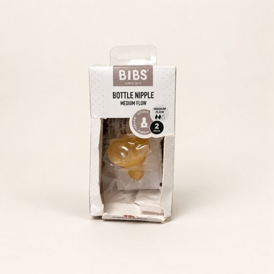 BIBS Medium Flow 2-pack na kremowym tle, uszkodzone opakowanie.