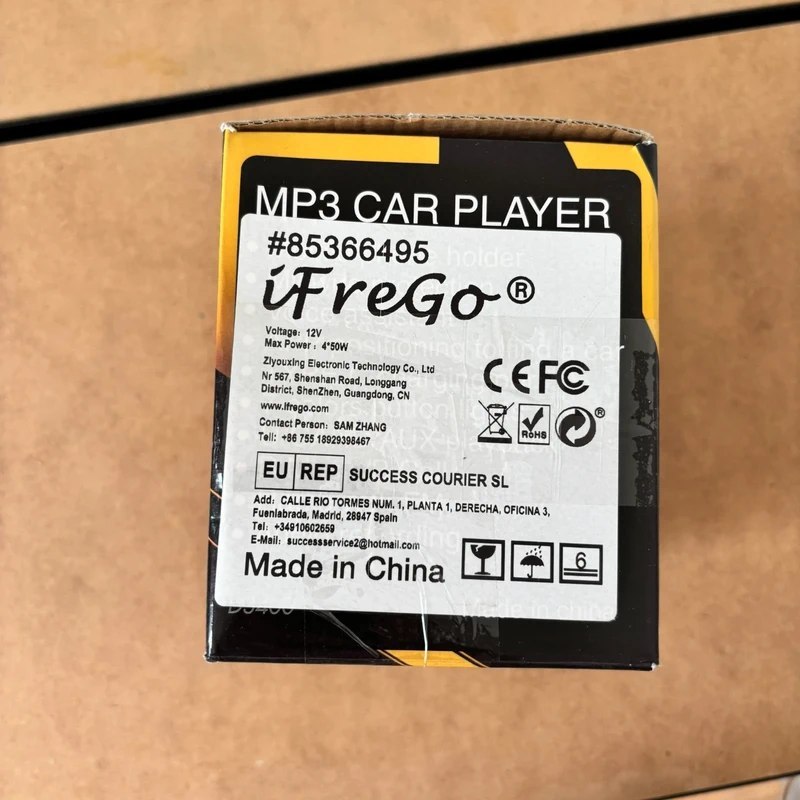 IFrego D3400 radio 1-DIN Bluetooth/USB/SD 4×50 W - obrazek 7