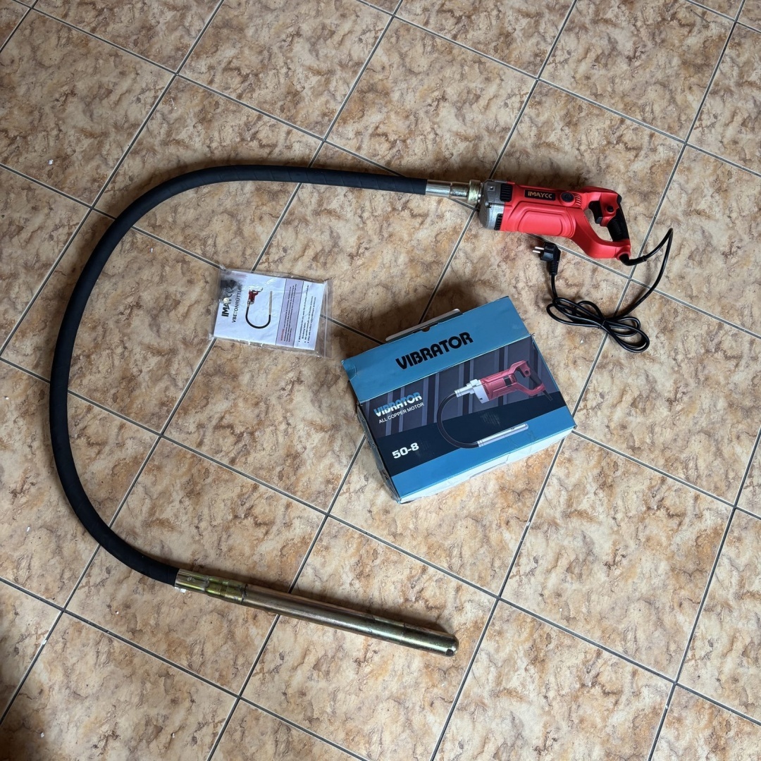 IMAYCC wibrator do betonu 2000 W z buławą 2 m - model 50-8