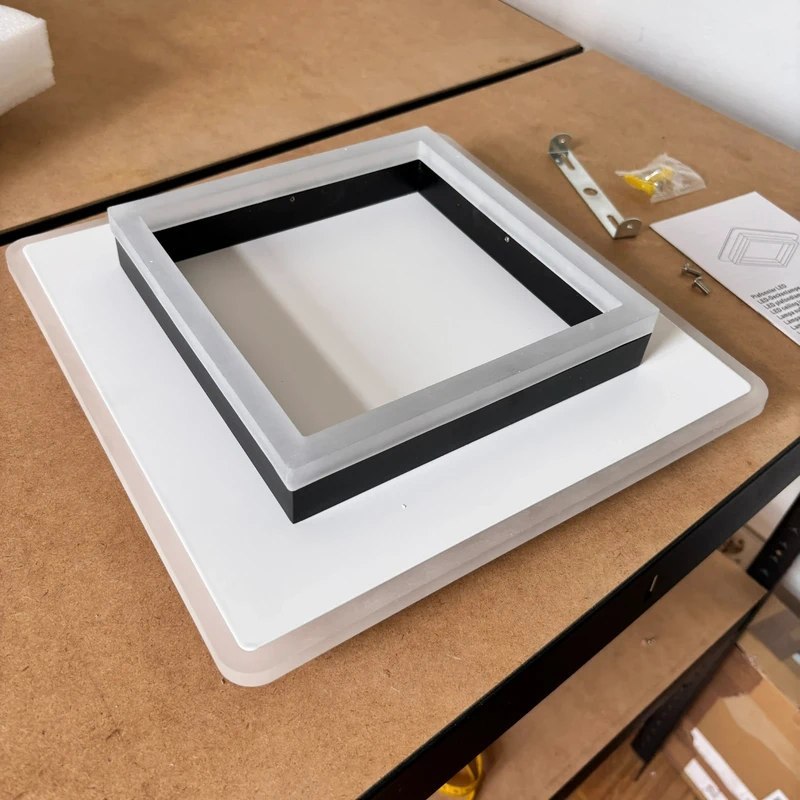 Kwadratowy plafon LED 30 W 3000 K 30×30 cm
