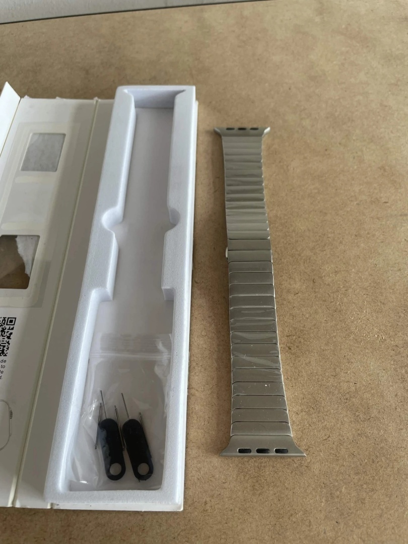 Metalowy pasek do smartwatch Apple Watch 45/44 mm stal nierdzewna
