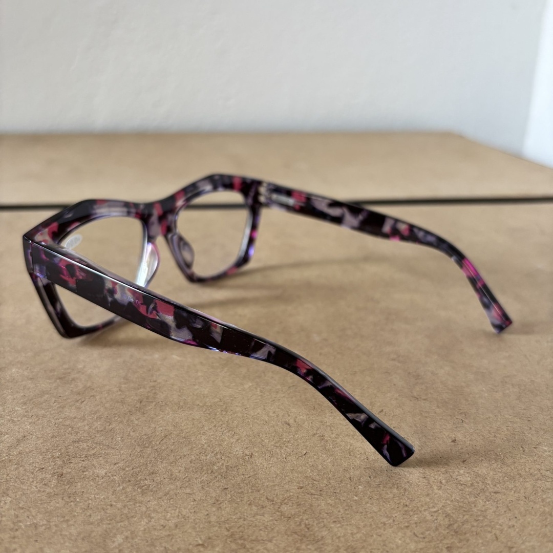 Okulary korekcyjne w oprawce kocie oko - obrazek 2