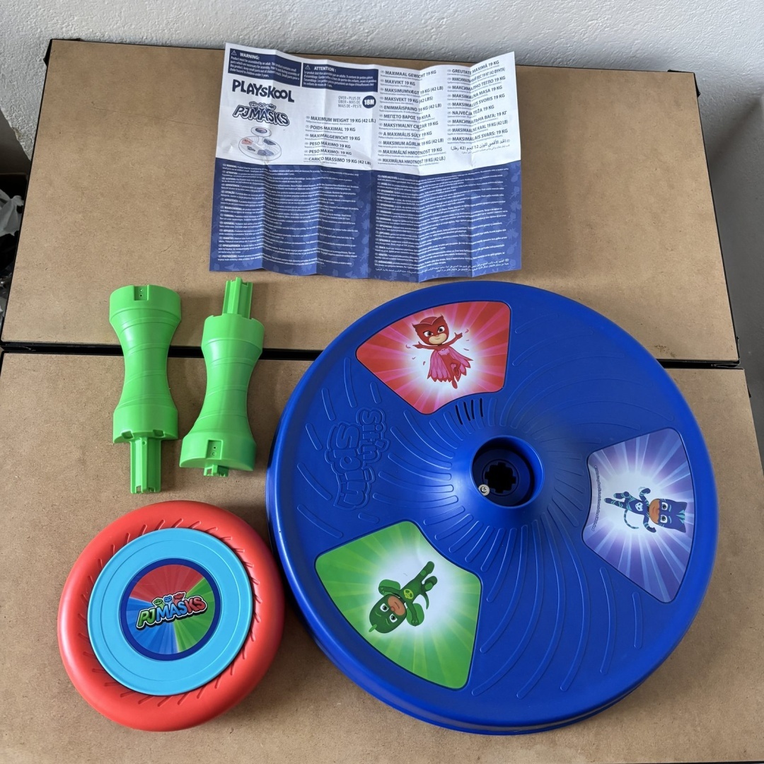 Playskool PJ Masks gra ruchowa z dyskiem i uchwytami