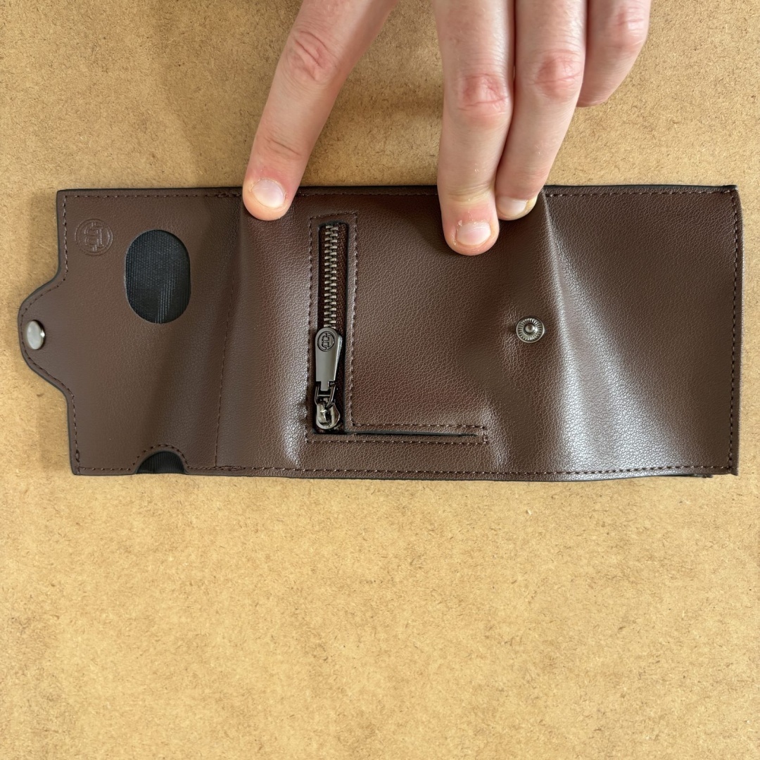 Portfel męski Bostanten RFID brązowy model BSB0623404-03 - obrazek 3