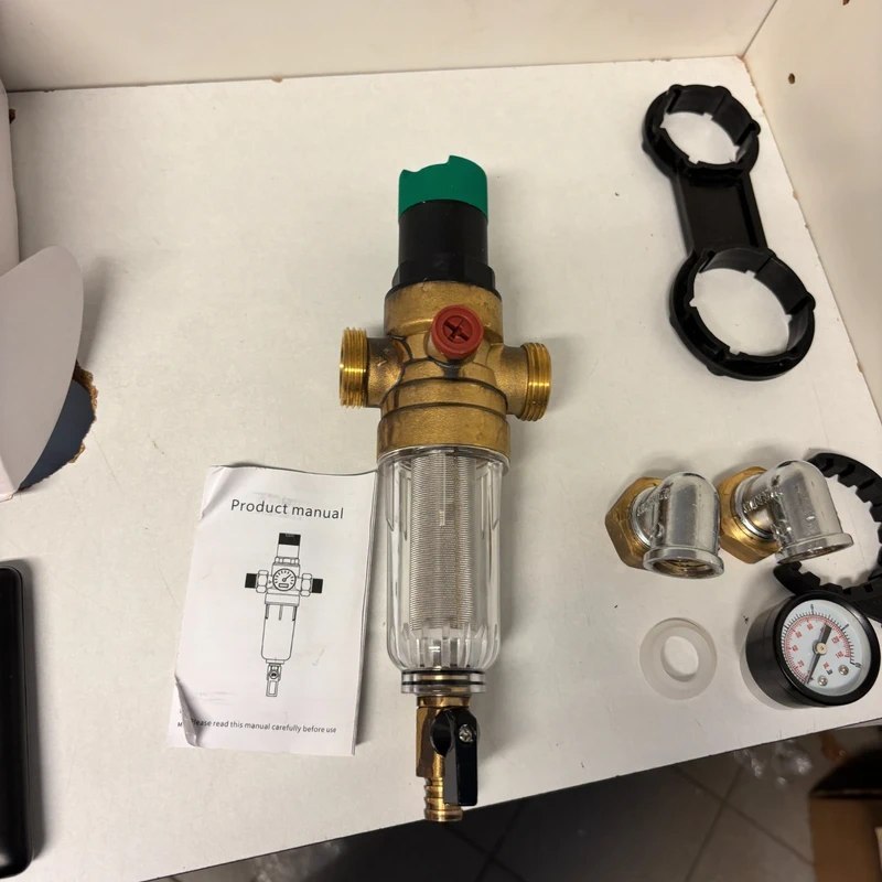 Regulator Ciśnienia Wody 3/4" Mosiądz i Stal Nierdzewna 316L