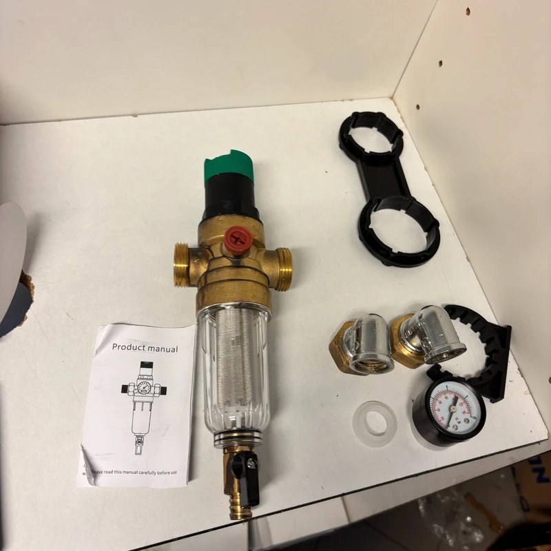 Regulator Ciśnienia Wody 3/4" Mosiądz i Stal Nierdzewna 316L - obrazek 2