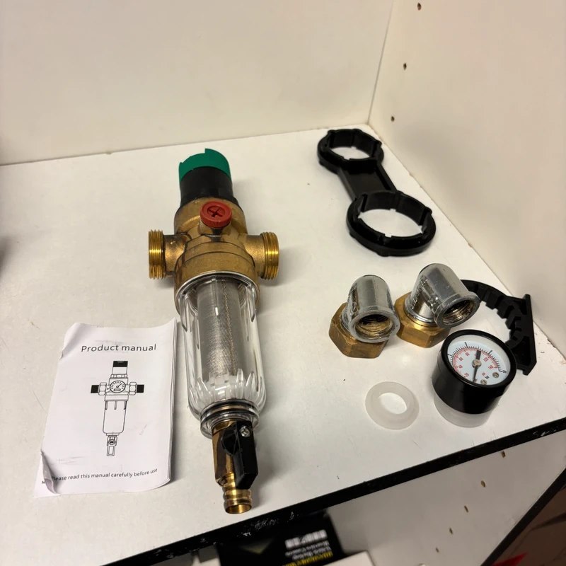 Regulator Ciśnienia Wody 3/4" Mosiądz i Stal Nierdzewna 316L - obrazek 3