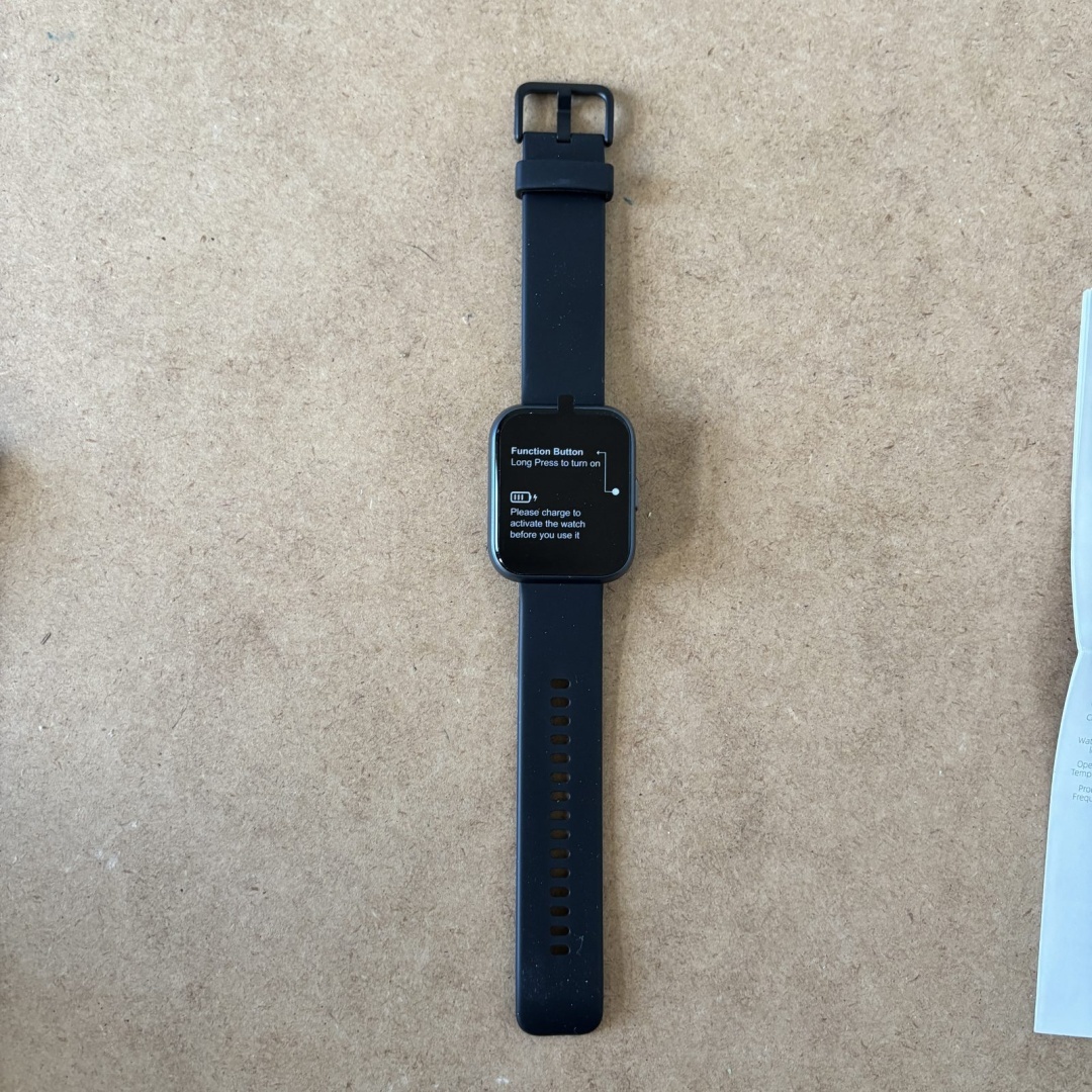 Smartwatch ID208 Plus czarny z paskiem - obrazek 2