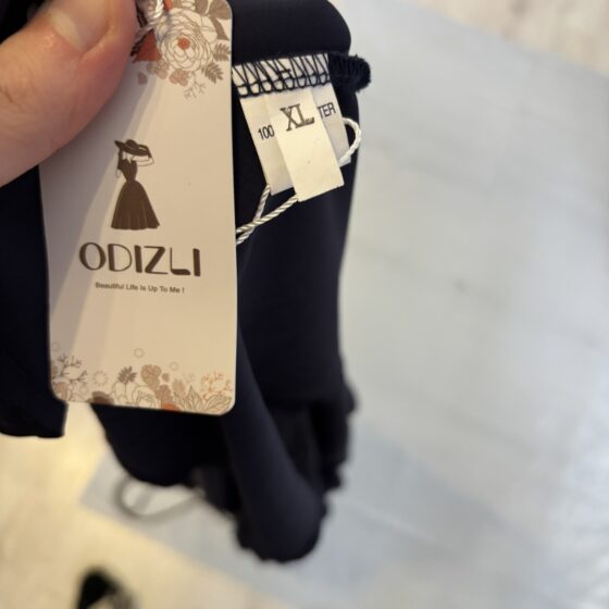 Sukienka/spódnica ODIZLI granatowa - rozmiar XL (100% poliester)