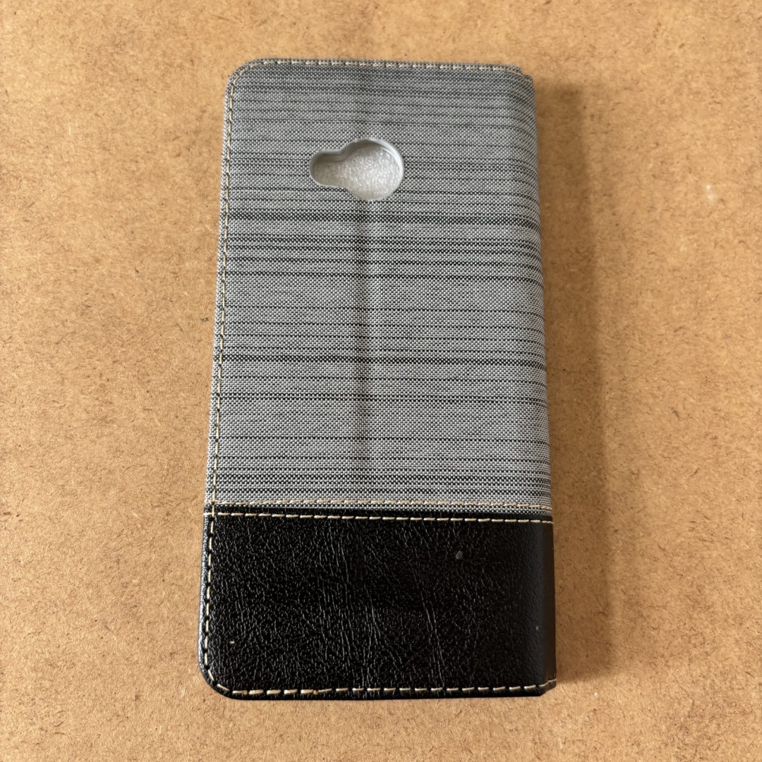 Szare etui-portfel do telefonu - model do ustalenia - obrazek 2