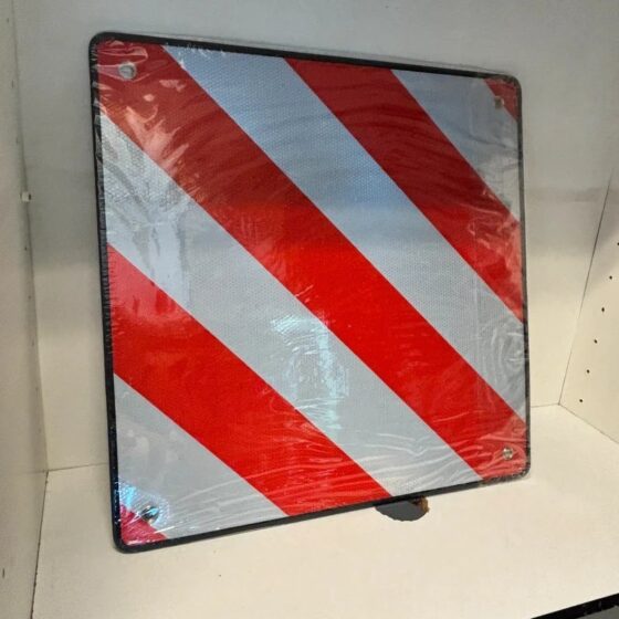 Tablica ostrzegawcza Zebra 50 × 50 cm - Hiszpania/Włochy
