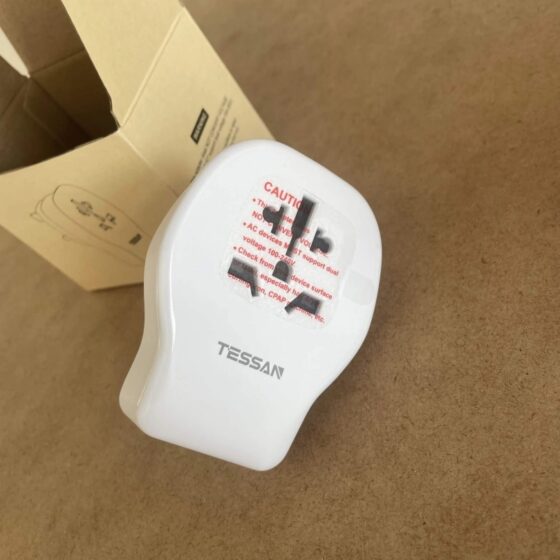Tessan Adapter podróżny UK Typ G 4w1 z USB-C i USB-A