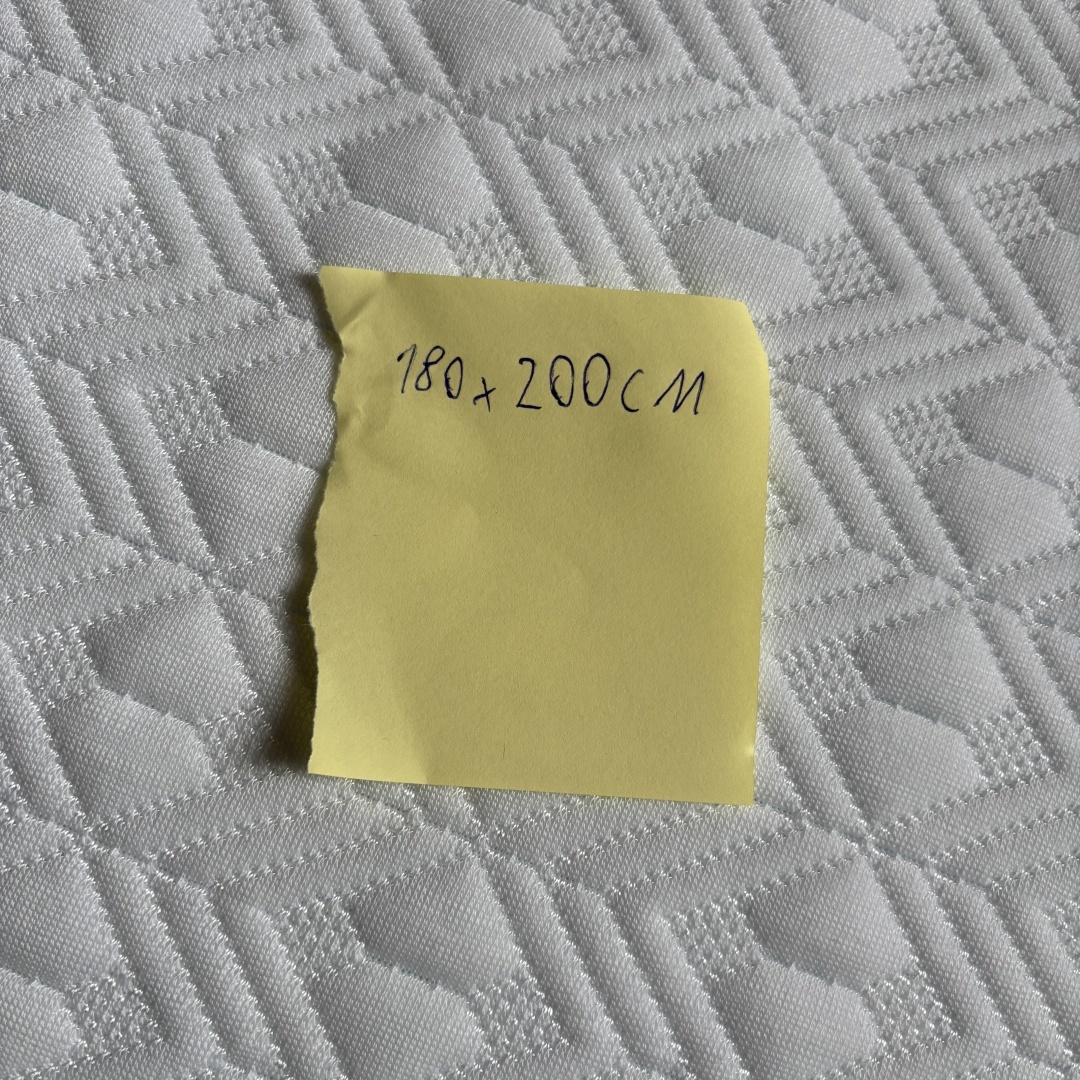 Topper/ochraniacz pikowany biały 180×200 cm