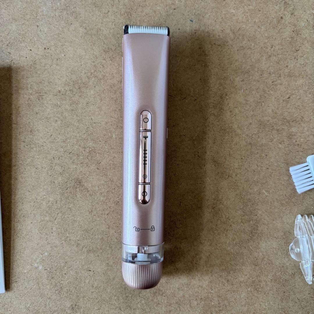 Trymer do włosów 2w1 Dual Head USB-C w kolorze różowym - obrazek 2