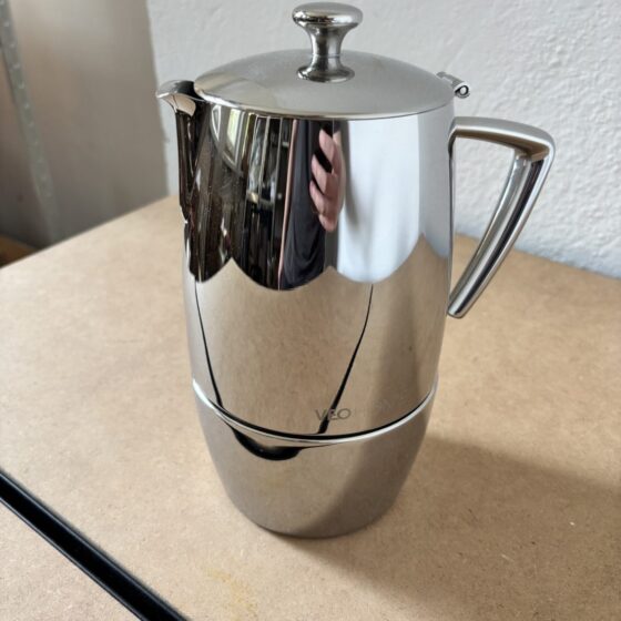 VeoHome French press stalowy z podwójną ścianką