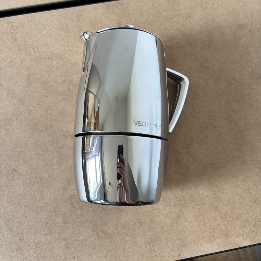 VeoHome French press stalowy z podwójną ścianką - obrazek 2