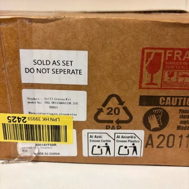 Zestaw żeliwny do grilla - 2 ruszty + płyta 43×21 cm - obrazek 7
